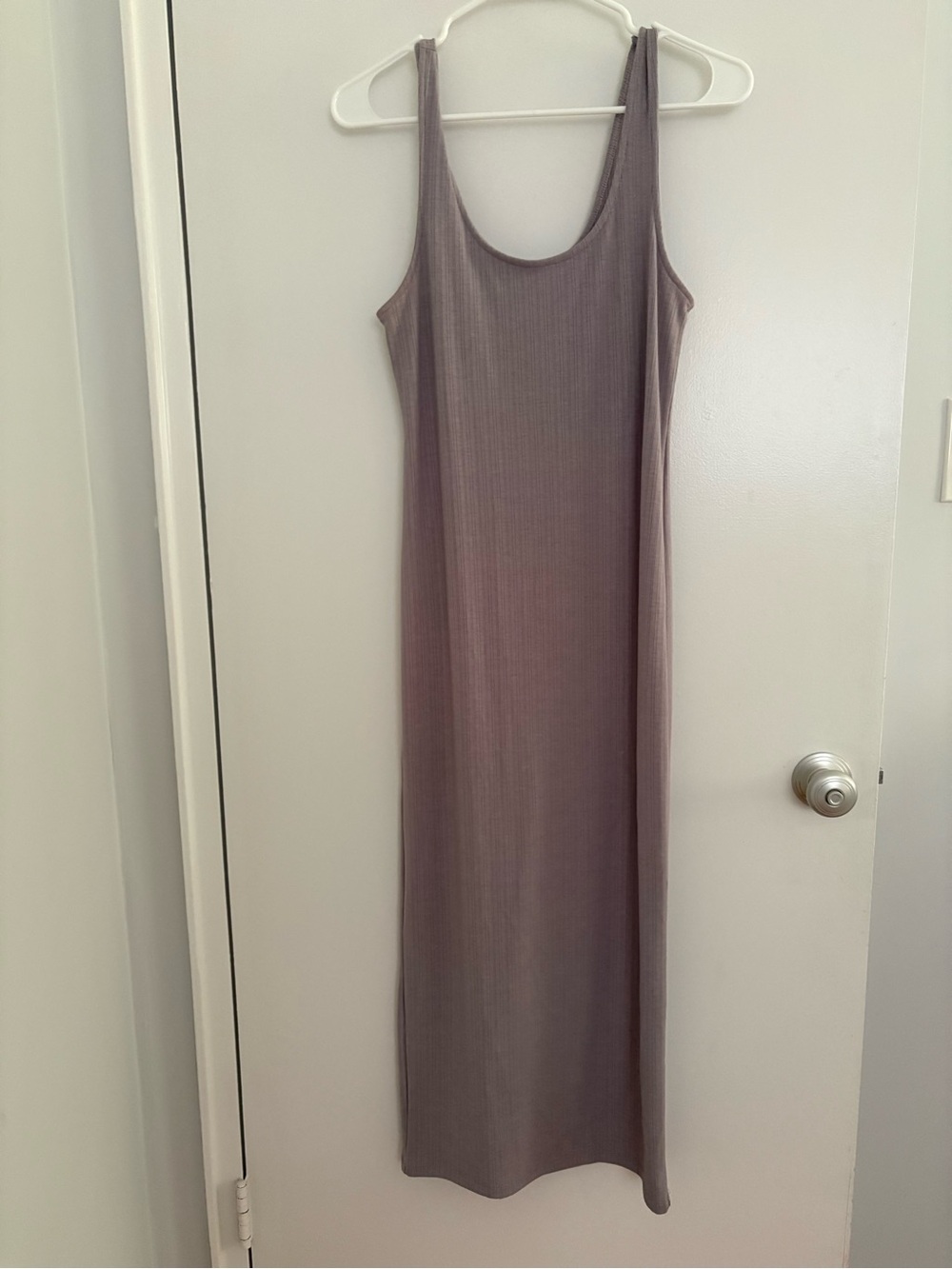 Sleeveless Midi Dress Women’s Large Lilac Maternity Friendly Spring Summer